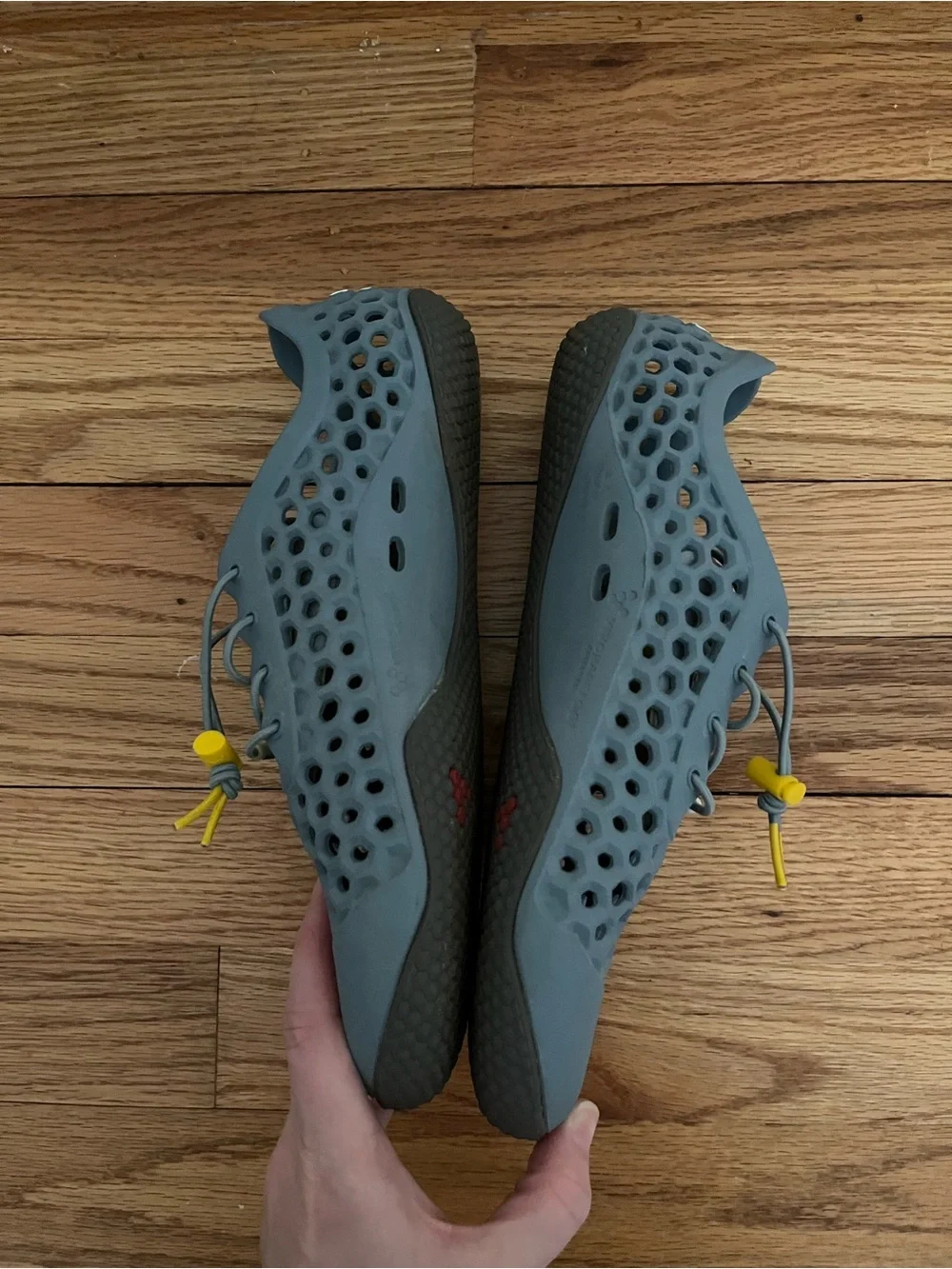 Vivobarefoot Ultra III Bloom blue gray barefoot shoes 38L US 8 - Picture 3 of 8